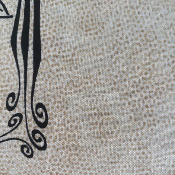 All NoveauF abric Panel By Kathy Hall Andover Fabrics Cream Cotton Sewing Crafts - Picture 7 of 10